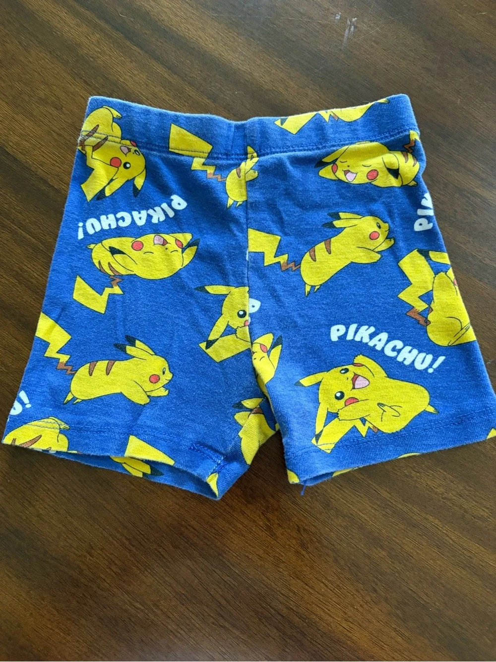 H&M Blue and Yellow Pikachu Kids Short Pajama Set